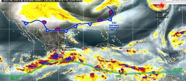 Lluvias fuertes tras el paso de Trudy Lluvias fuertes tras el paso de Trudy