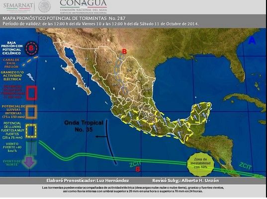 Depresión Tropical en el Atlántico sin riesgo para el país Depresión Tropical en el Atlántico sin riesgo para el país
