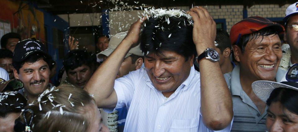 Tribunal Electoral boliviano proclama ganador a Evo Morales Tribunal Electoral boliviano proclama ganador a Evo Morales