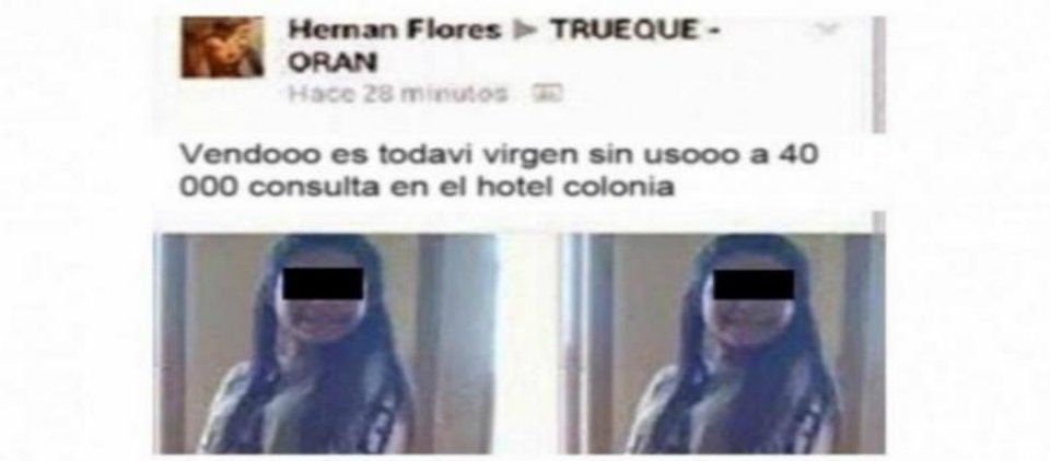 El hombre que vendía niñas a través de Facebook El hombre que vendía niñas a través de Facebook