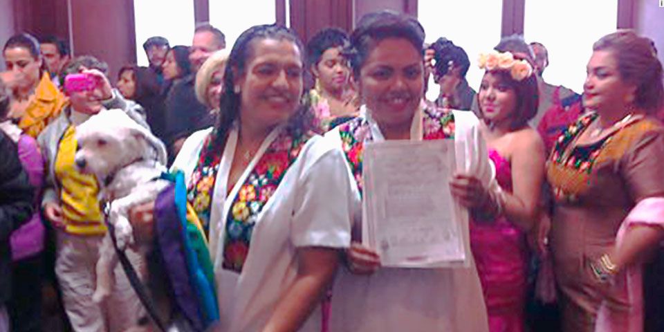 Realizan primer matrimonio homosexual en Querétaro Realizan primer matrimonio homosexual en Querétaro