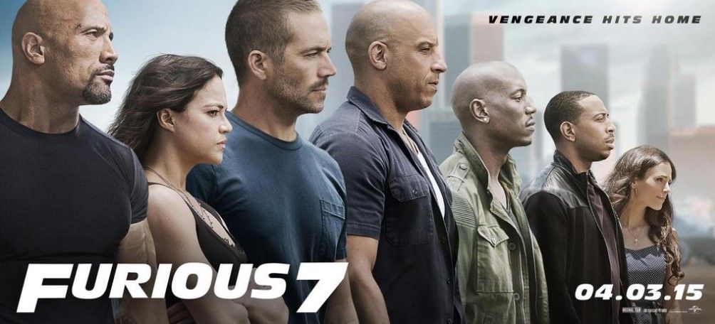 Lanzan pósters de Furiosos 7 Lanzan pósters de Furiosos 7