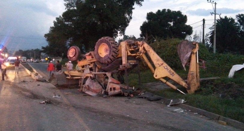 Carambola en la México-Puebla deja un muerto Carambola en la México-Puebla deja un muerto