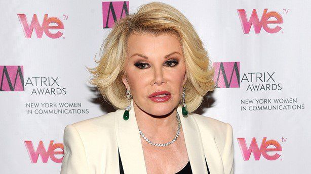 Joan Rivers murió por falta de oxígeno en el cerebro Joan Rivers murió por falta de oxígeno en el cerebro