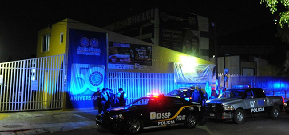 Ladrones se llevan cajero automático de la Universidad Justo Sierra