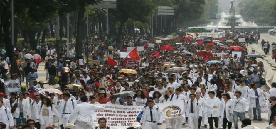 Marcha del IPN en imágenes