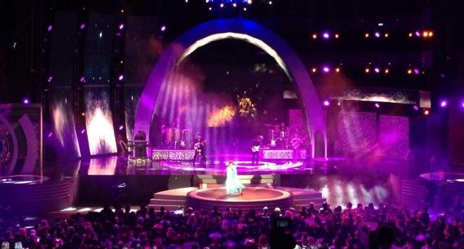 Desfile de celebridades en las Lunas del Auditorio
