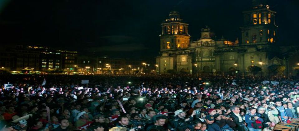 Saldo blanco en la marcha al Zócalo