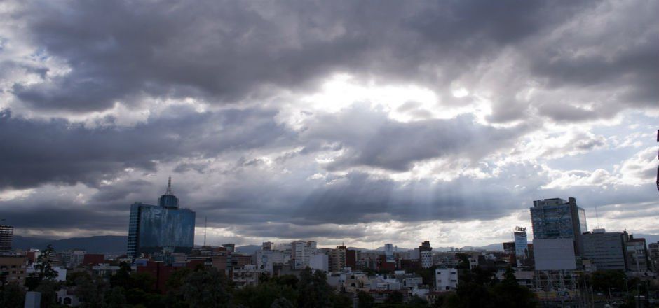 Amanece nublado en el Valle de México