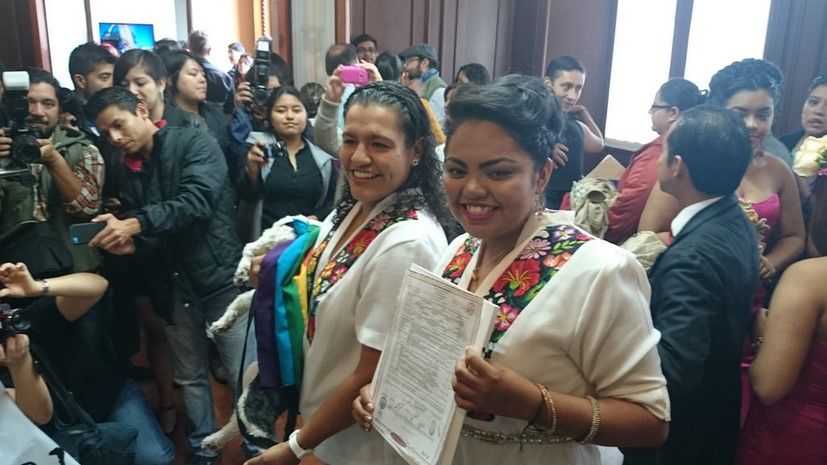 Querétaro registra primera boda de pareja del mismo sexo Querétaro registra primera boda de pareja del mismo sexo