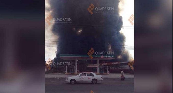 Incendio en cine de Nueva Italia, Michoacán