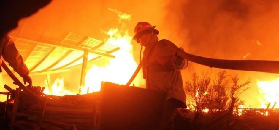 Se registró fuerte incendio en fabrica de Nuevo León