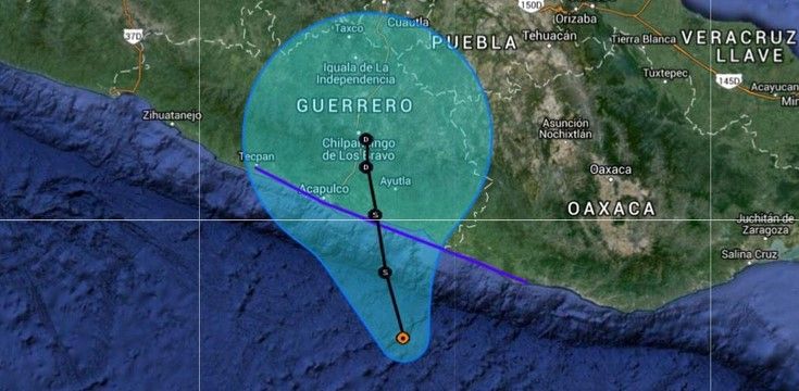 Tormenta tropical Trudy se forma al sur de Guerrero Tormenta tropical Trudy se forma al sur de Guerrero