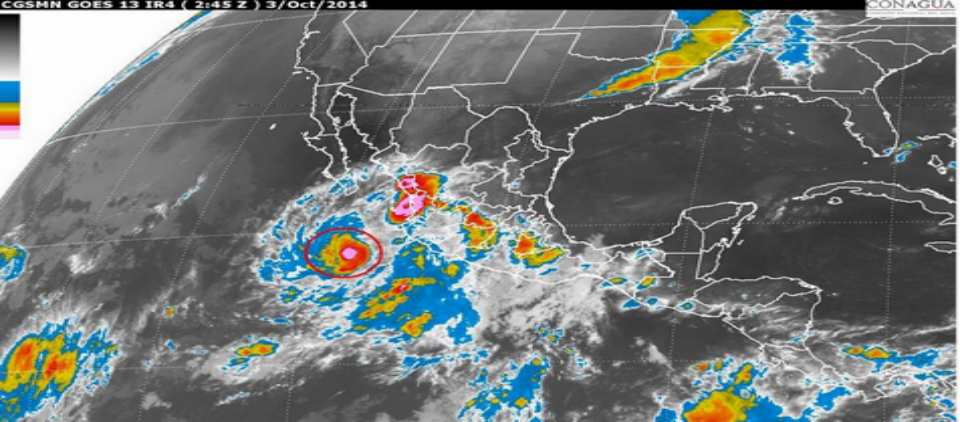 Tormenta tropical Simón causará lluvias intensas en Nayarit, Jalisco y Michoacán