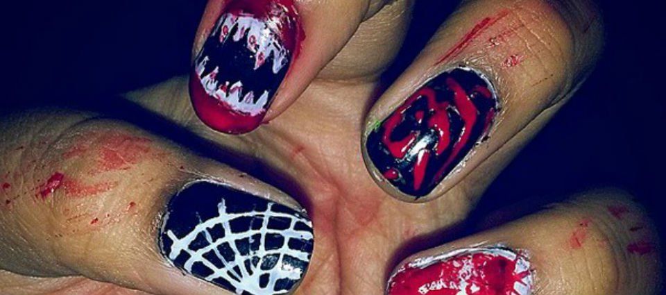 Uñas decoradas para Halloween