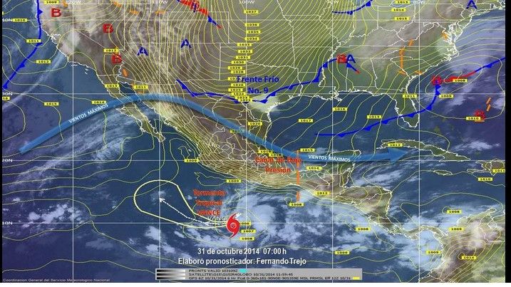 Vance será huracán para el domingo