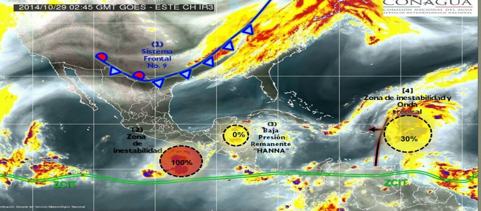 Meteorológico prevé formación de ciclón tropical en el Pacífico