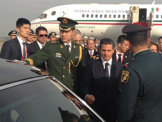 Peña Nieto llega a Beijing
