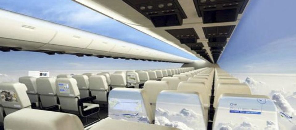 Diseñan en Inglaterra avión sin ventanas Diseñan en Inglaterra avión sin ventanas