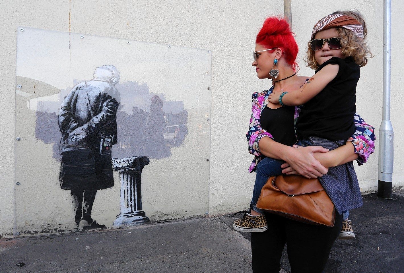 Un Banksy arrancado de una pared será vendido Un Banksy arrancado de una pared será vendido