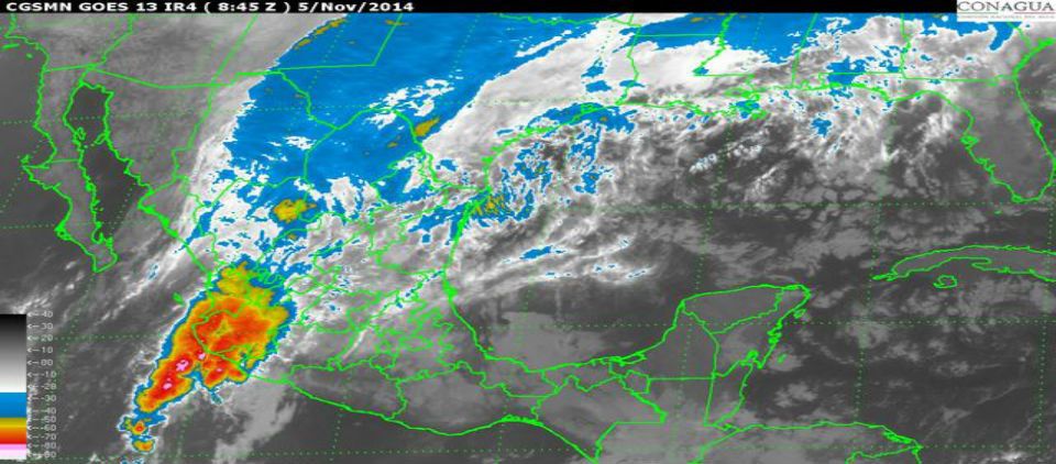 Frente frío 10 afectará con bajas temperaturas, aguanieve y vientos
