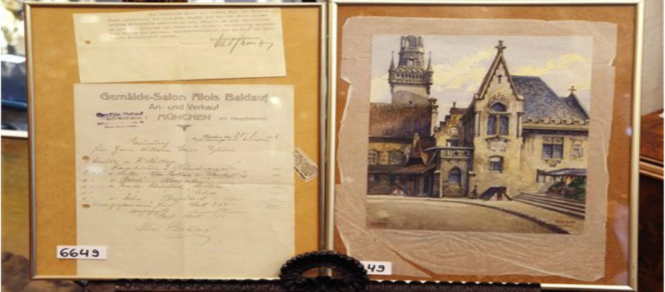 Venden cuadro pintado por Hitler en 130 mil euros Venden cuadro pintado por Hitler en 130 mil euros