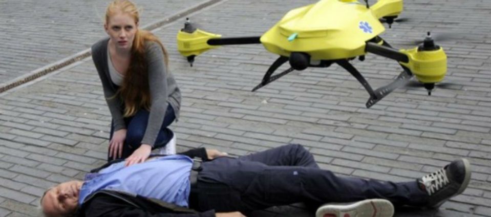 Entra en operación dron ambulancia en Holanda Entra en operación dron ambulancia en Holanda