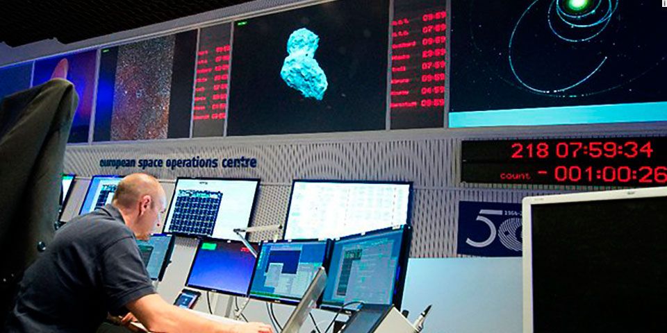 Nave espacial europea se posará en cometa