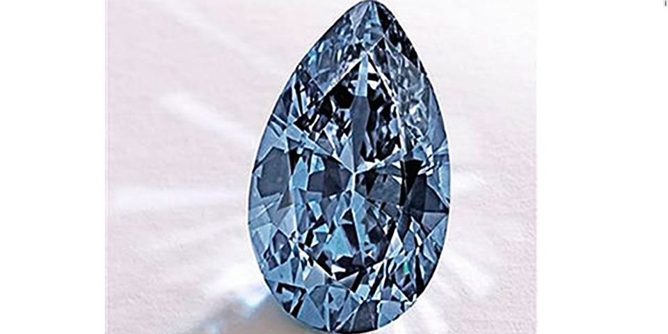Diamante azul rompe récord de venta en subasta Diamante azul rompe récord de venta en subasta