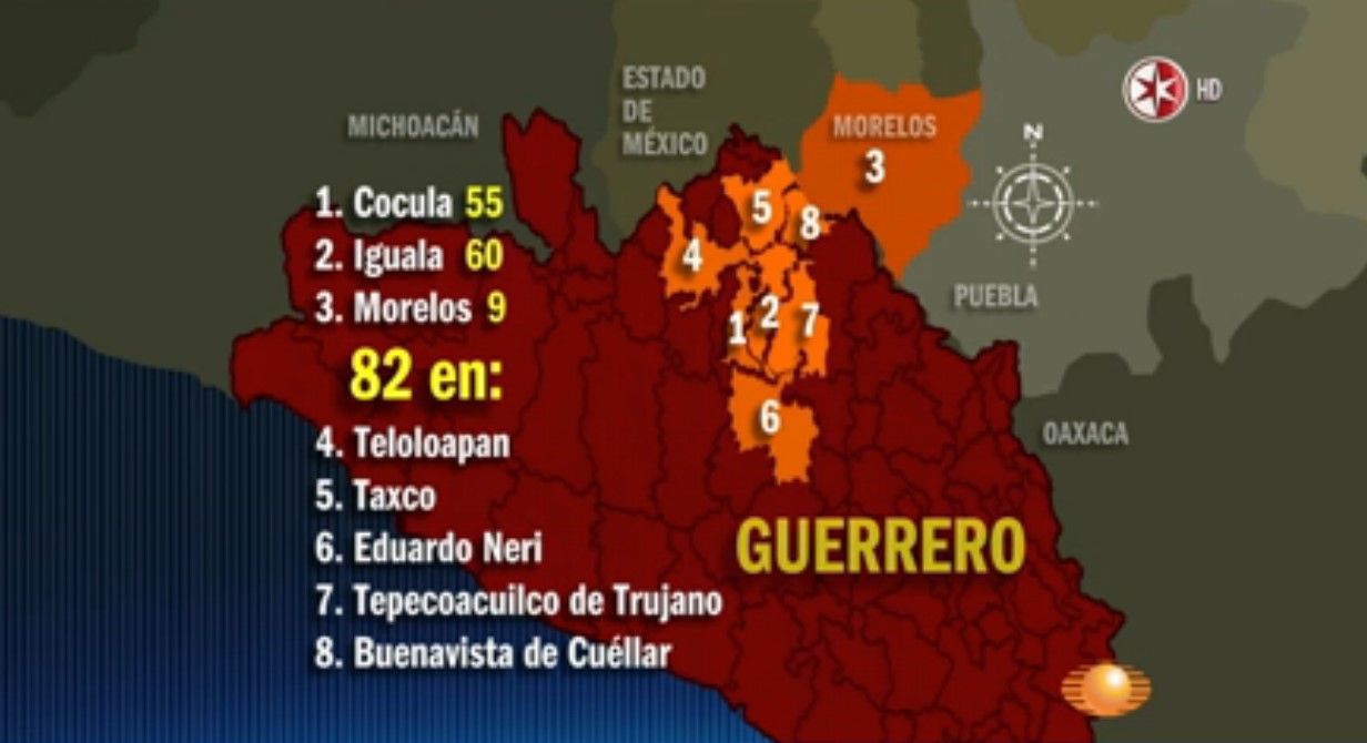 Fuerzas Federales siguen concentrados en la búsqueda de los normalistas