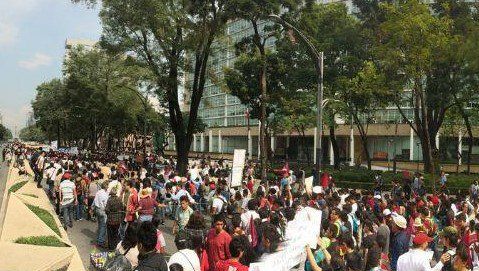 Alerta vial por manifestaciones en DF