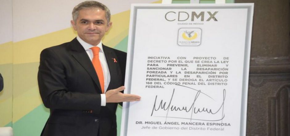 Presenta Mancera iniciativa para prevenir la desaparición forzada Presenta Mancera iniciativa para prevenir la desaparición forzada