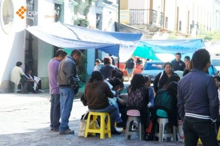 Sección 22 mantendrá plantón en Oaxaca Sección 22 mantendrá plantón en Oaxaca