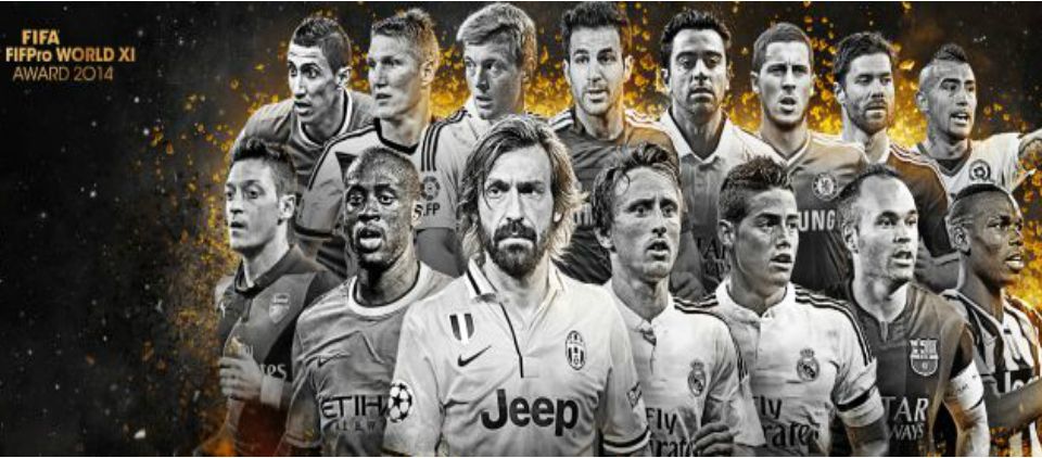 Mediocampistas nominados al Once Ideal de la FIFPro