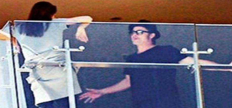 Captan pelea entre Angelina Jolie y Brad Pitt