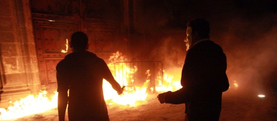 Al menos 15 detenidos por vandalismo en el Palacio Nacional