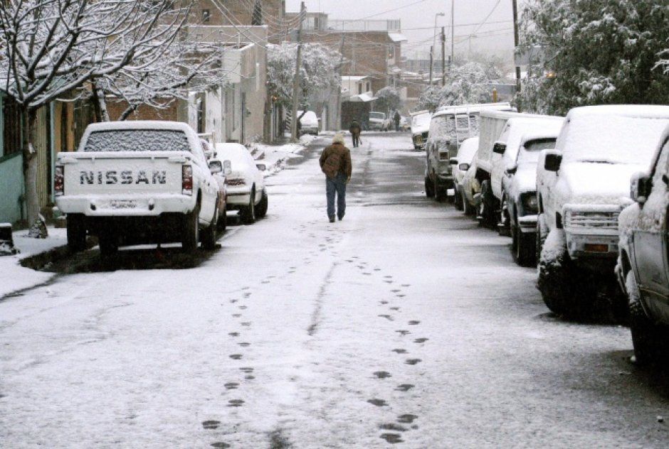 Se registran cuatro grados bajo cero en Durango