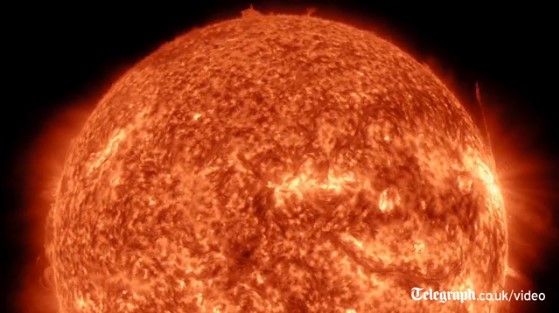 Increíble video de la superficie solar