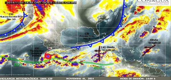 Cielo nublado, bajas temperaturas y tormenta ‘Vance’ afectarán clima en el país