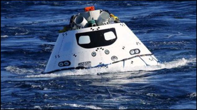 Orión culmina su vuelo con éxito