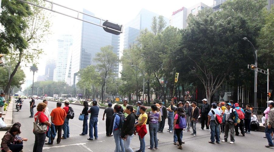 Paseo de la Reforma cerrado por festejos de fin de año Paseo de la Reforma cerrado por festejos de fin de año