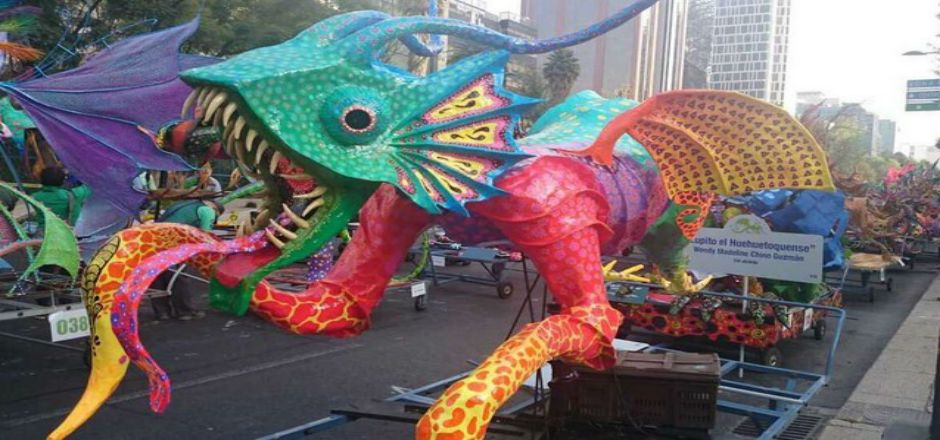 Avanza desfile de Alebrijes en Paseo de la Reforma