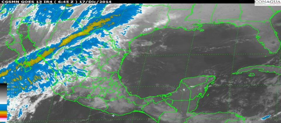 Frente frío número 19 causará heladas en el norte y centro del país