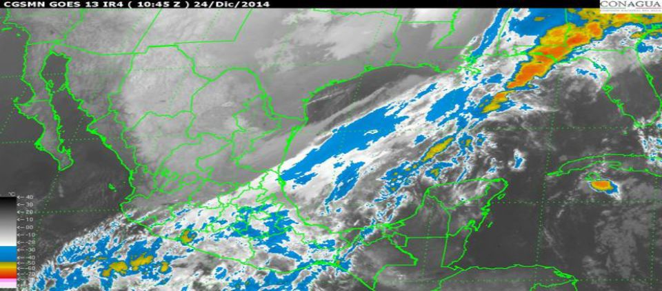 Se espera una Nochebuena lluviosa en varias partes del país por el frente frío 21