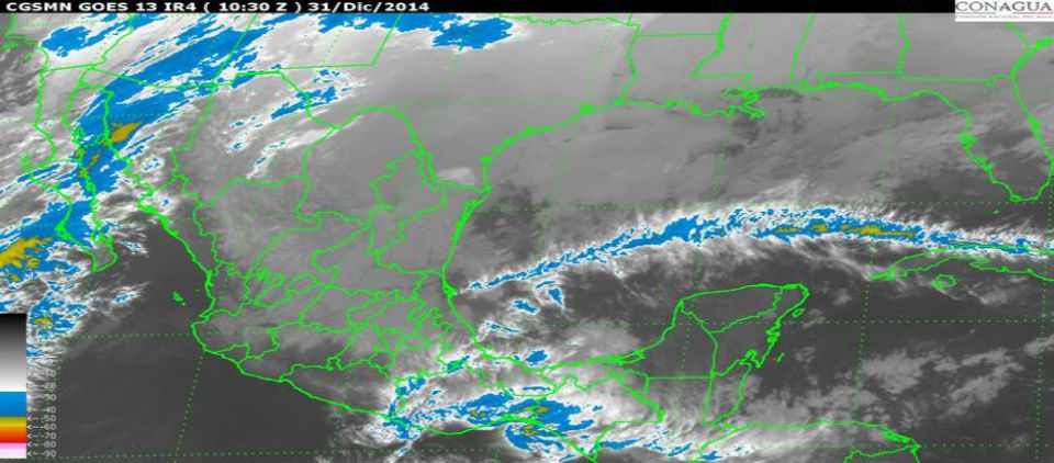 Lluvias, vientos fuertes y nevadas afectarán el último día del 2014