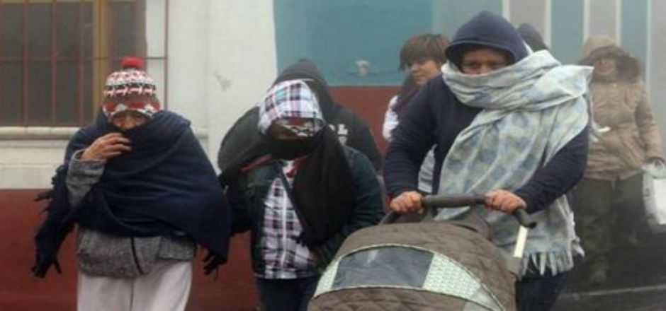 Termómetro marca 16 grados bajo cero en Durango Termómetro marca 16 grados bajo cero en Durango