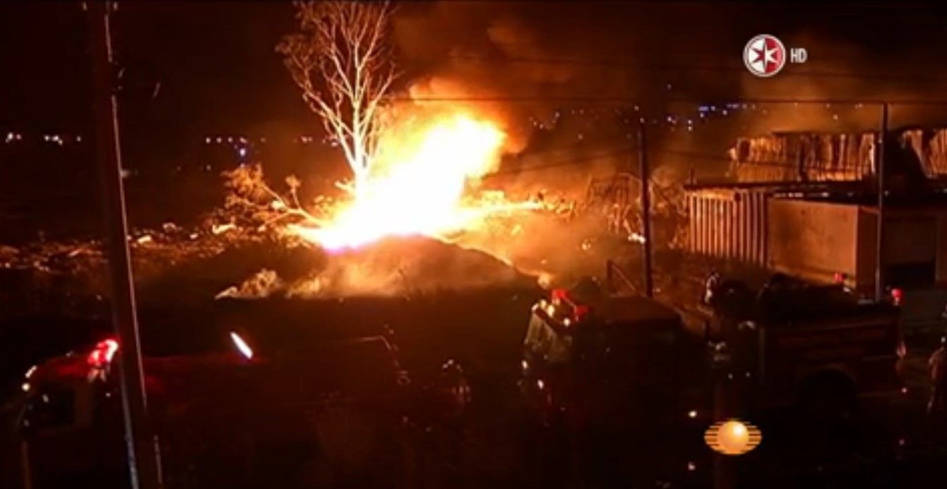 Explosión en Huehuetoca