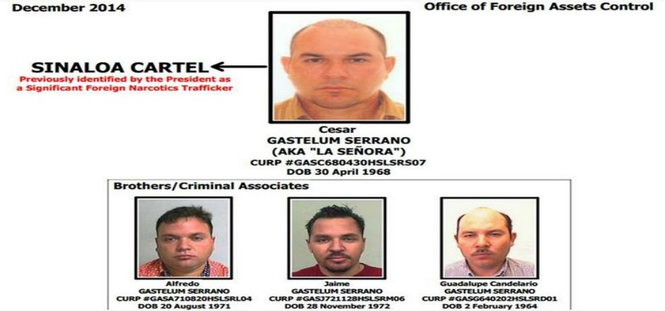 EE.UU. congela bienes de proveedor de cártel mexicano EE.UU. congela bienes de proveedor de cártel mexicano