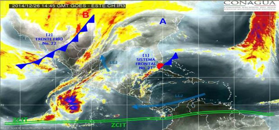 Pronostica SMN más frío para enero
