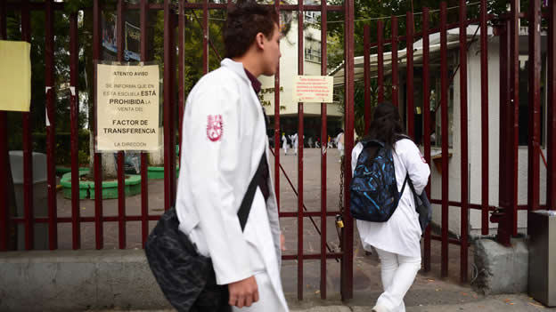 Retoman clases alumnos de IPN tras tres meses en paro Retoman clases alumnos de IPN tras tres meses en paro